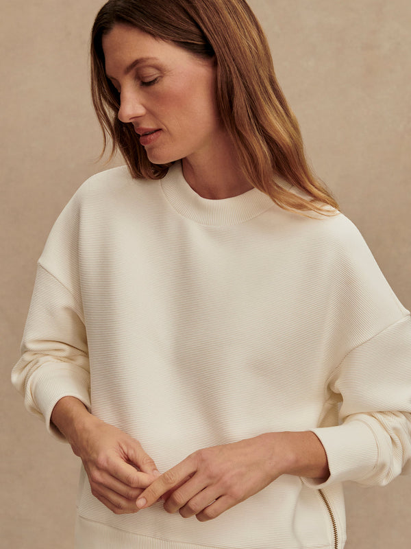 VARLEY ADDELYN SWEAT - IVORY