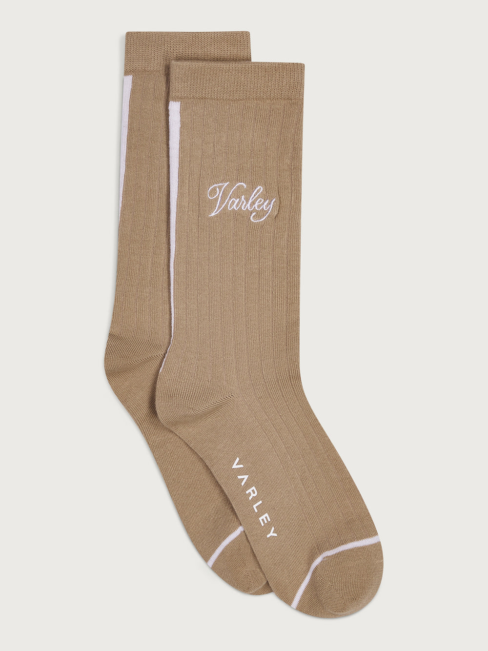 VARLEY IVAN LIGHT RIB SOCKS - TAUPE
