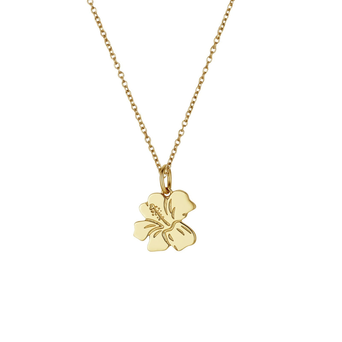 LOVE ME KNOT HIBISCUS NECKLACE