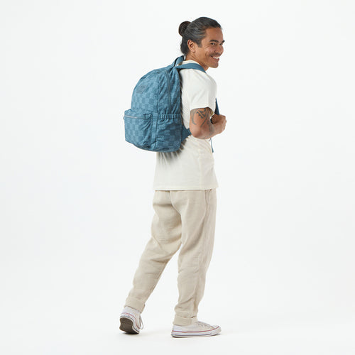 NWT Aloha Collection Keep it Light Backpack in Pua Check - Slate ALOHA COLLECTION KEEP IT LIGHT BACKPACK / PUA CHECK / SLATE  main image 3