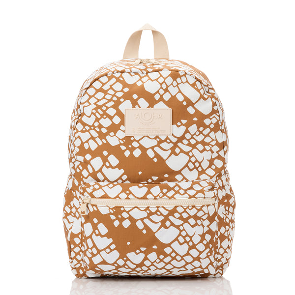 ALOHA COLLECTION KEEP IT LIGHT BACKPACK / TEXTILE CONE / BROWN SUGAR