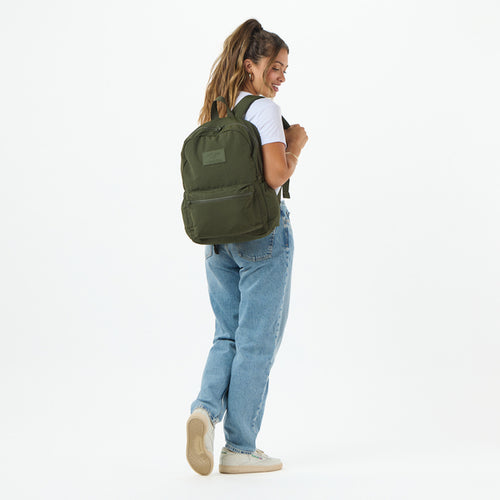 ALOHA Collection Keep It Light Backpack - Ultra Lightweight Nylon, Water-Resistant, With Laptop Sleeve
