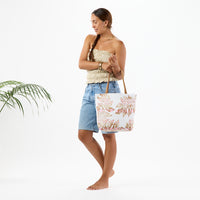 ALOHA COLLECTION REVERSIBLE TOTE / ULU CENTURY HARDING / PEONY TOFFEE