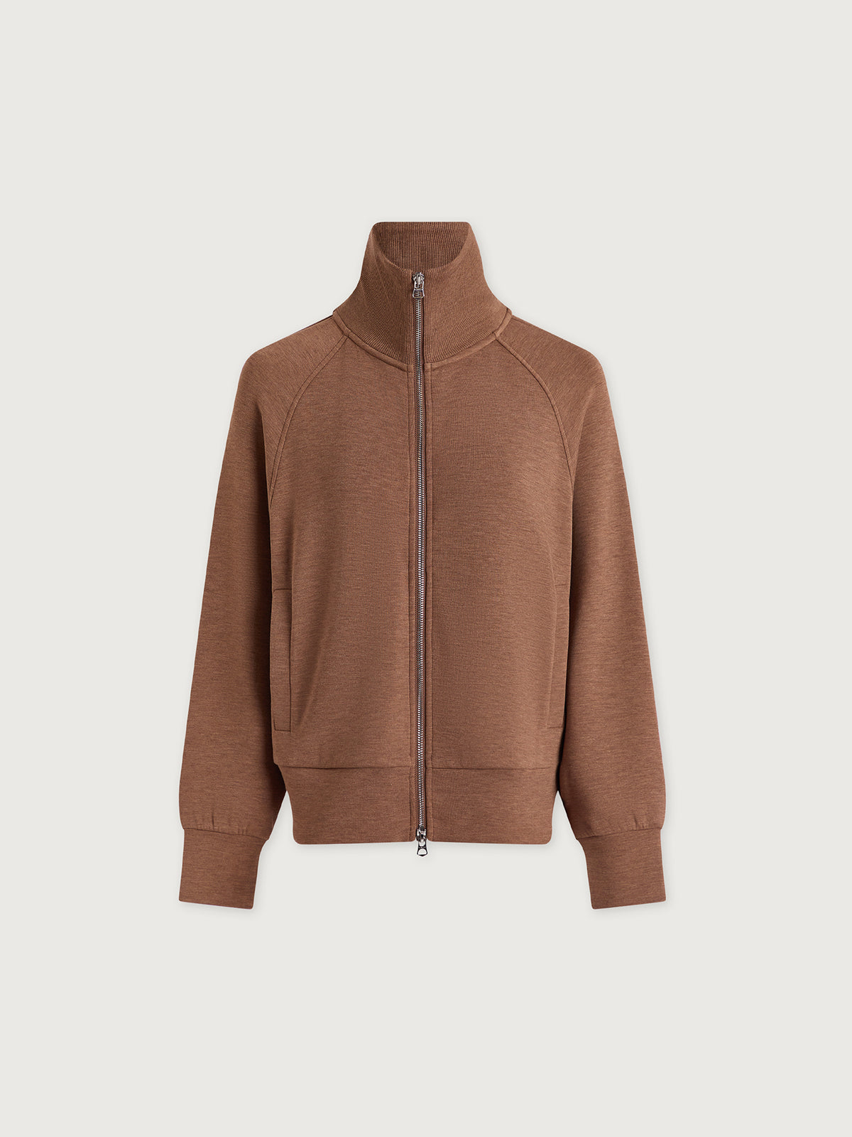VARLEY TYDE ZIP-THORUGH SWEAT - GOLDEN BRONZE MARL