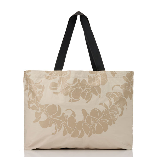 ALOHA COLLECTION HOLO HOLO / PLUMERIA LEI / SANDSTONE BLACK