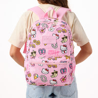 ALOHA COLLECTION BACKPACK / HELLO KITTY HI KAWAII ICONS / BLACK PINK