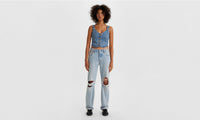 LEVIS 501 '90S WOMENS JEANS - TOTALLY OK LIGHT WASH 0021