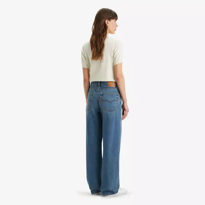 LEVI'S BAGGY DAD WOMENS JEANS - METAPHOR MIX 0039