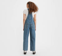 LEVIS BAGGY HIGHWATER OVERALL - WHERE'S MY COIN PURSE MEDIUM WASH