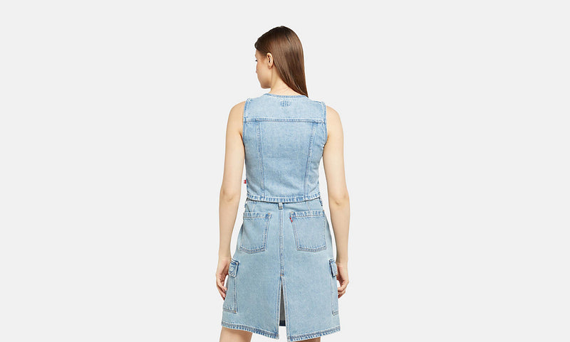 LEVIS BELLA DENIM CORSET TOP - I WILL 0010