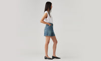 LEVIS HIGH RISE BAGGY WOMENS SHORTS - STOP FLAXING SHORT 0017