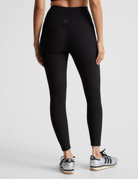 BEYOND YOGA IMPLUSE RIBBED MIDI LEGGING - BLACK ONYX AB3556