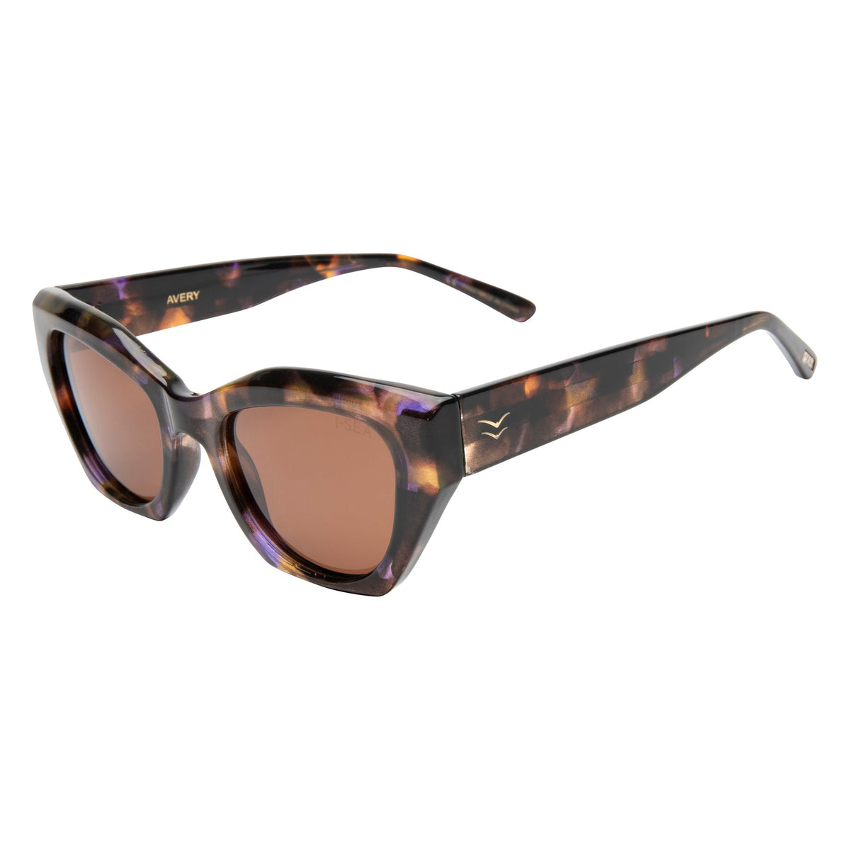 I-SEA AVERY - BLUE TORT/BROWN