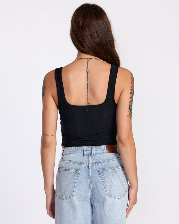 RVCA SELECTS SLATE TANK KNIT - RVB