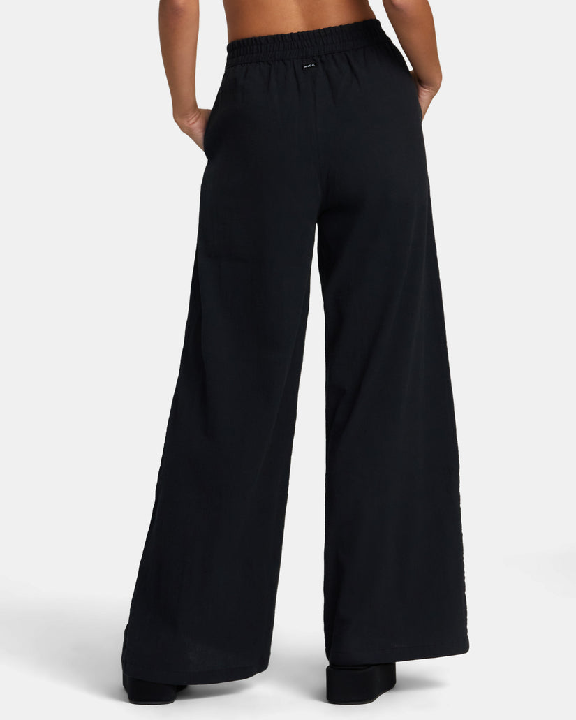 RVCA NEW YUME WIDE LEG PANTS - RGB