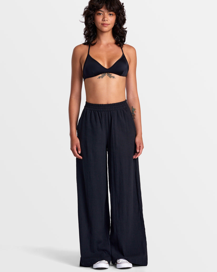 RVCA NEW YUME WIDE LEG PANTS - RGB