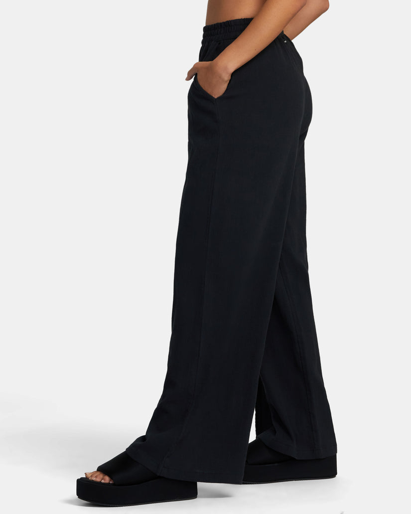 RVCA NEW YUME WIDE LEG PANTS - RGB