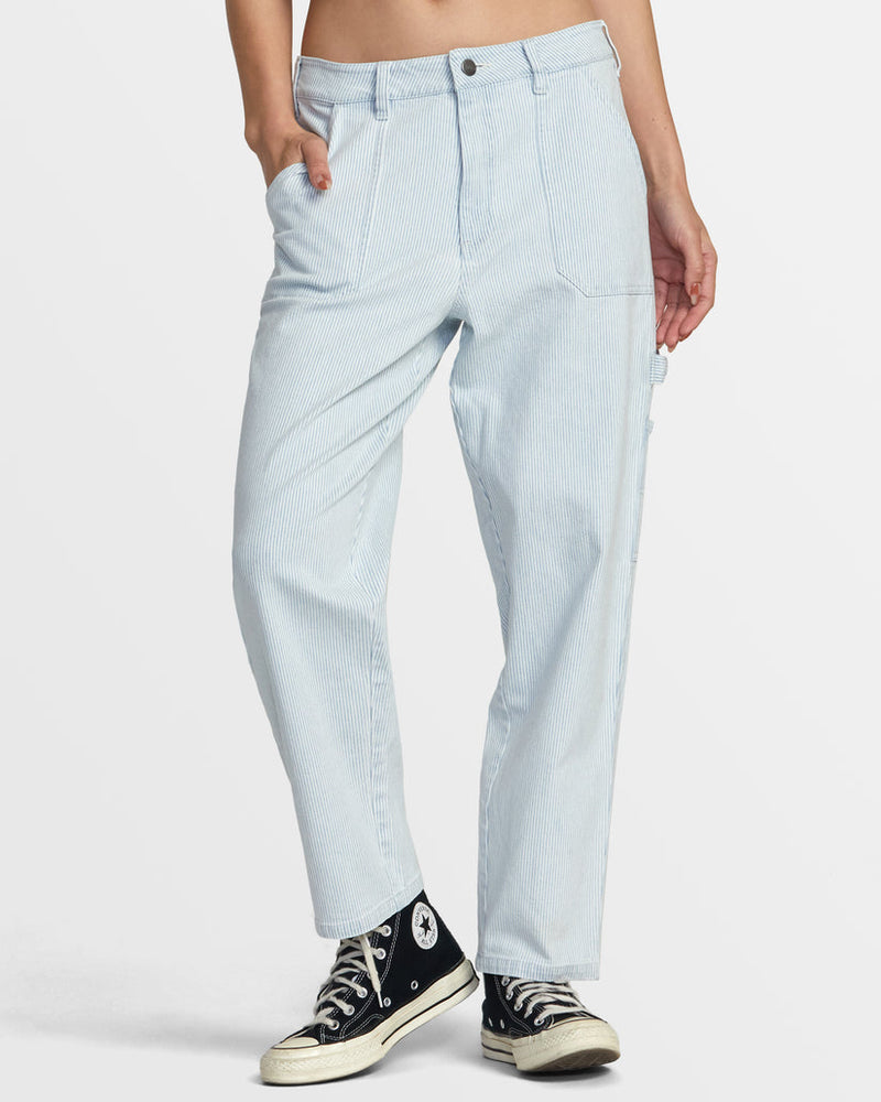 RVCA DAYSHIFT CORDUROY STRIPED PANT - BLQ4