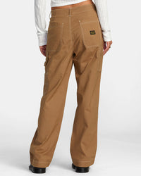 RVCA SPRING SHIFT RELAXED FIT PANTS - CNK0