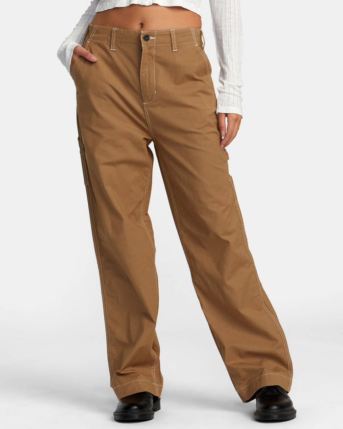 RVCA SPRING SHIFT RELAXED FIT PANTS - CNK0