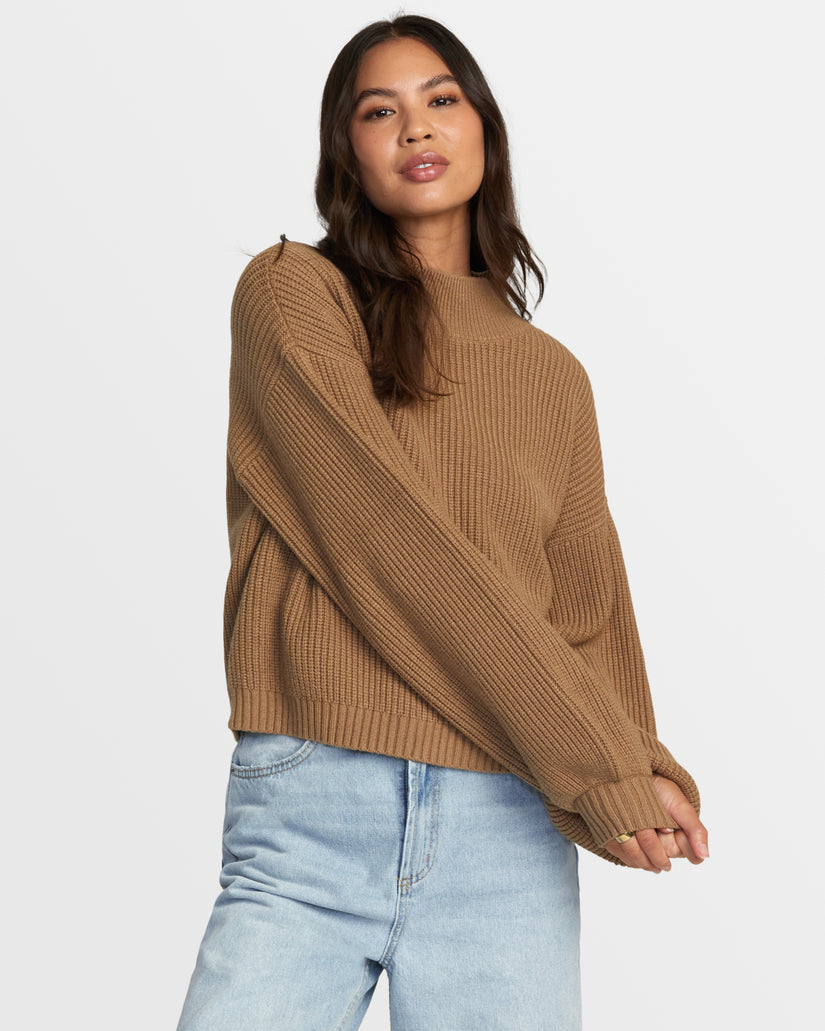 RVCA DREAM CYCLE TURTLENECK SWEATER - CNK0