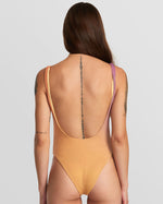 RVCA GOLDEN STAPLE ONE PIECE SWIMSUIT - MUL