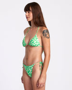 RVCA GARDEN PARTY SIDE TIE SKIMPY BIKINI BOTTOM - GNS0