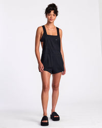 RVCA CLEARED BEACH COVERUP ROMPER - RVB