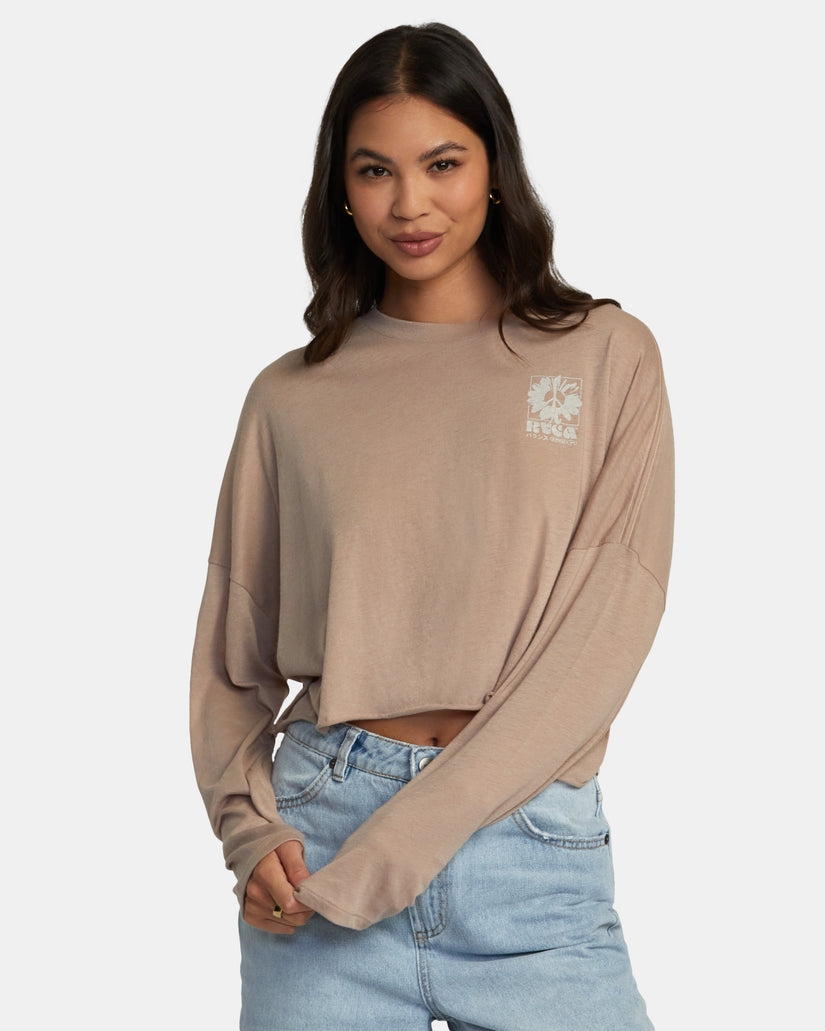 RVCA LUAU VISTA LONG SLEEVE T SHIRT - CKA0