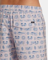 RVCA DORADO ELASTIC WAIST BOARDSHORTS 17" - PAL