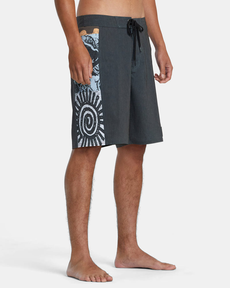 RVCA DRAIN BOARDSHORTS 20" - BLK