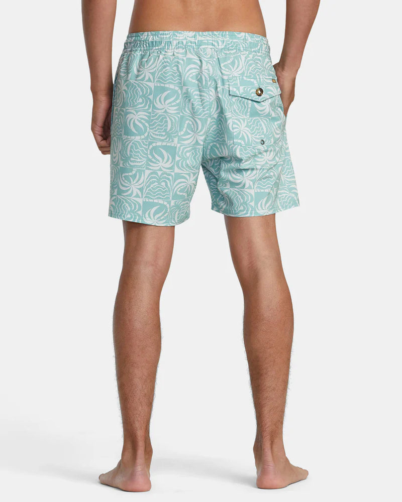 RVCA EXOTICA ELASTIC WAIST BOARDSHORTS 16'' - GGV0