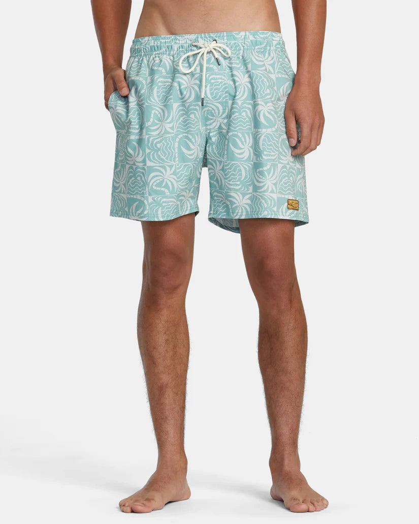 RVCA EXOTICA ELASTIC WAIST BOARDSHORTS 16'' - GGV0