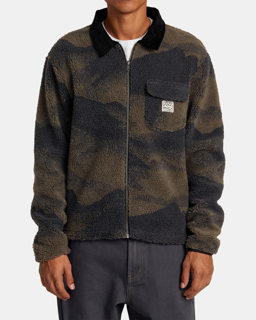 RVCA WALKER SHERPA JACKET - BN4 – Work It Out