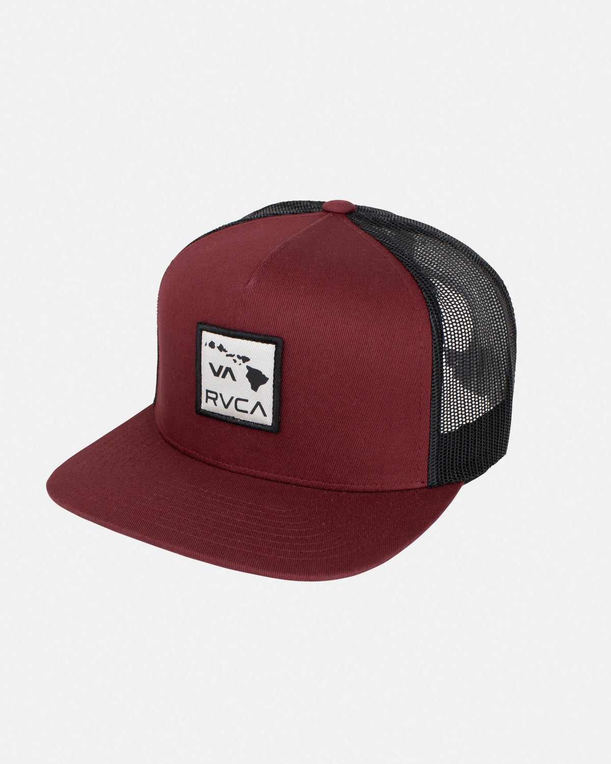 RVCA ISLANDS PATCH TRUCKER HAT - RDE