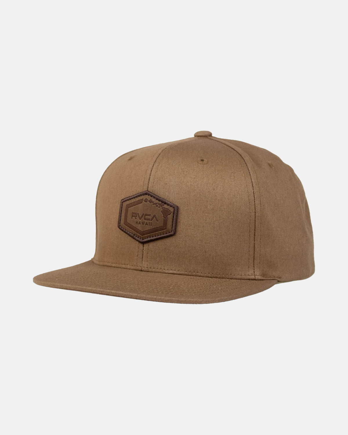 RVCA ISLAND HEX SNAPBACK - BRN