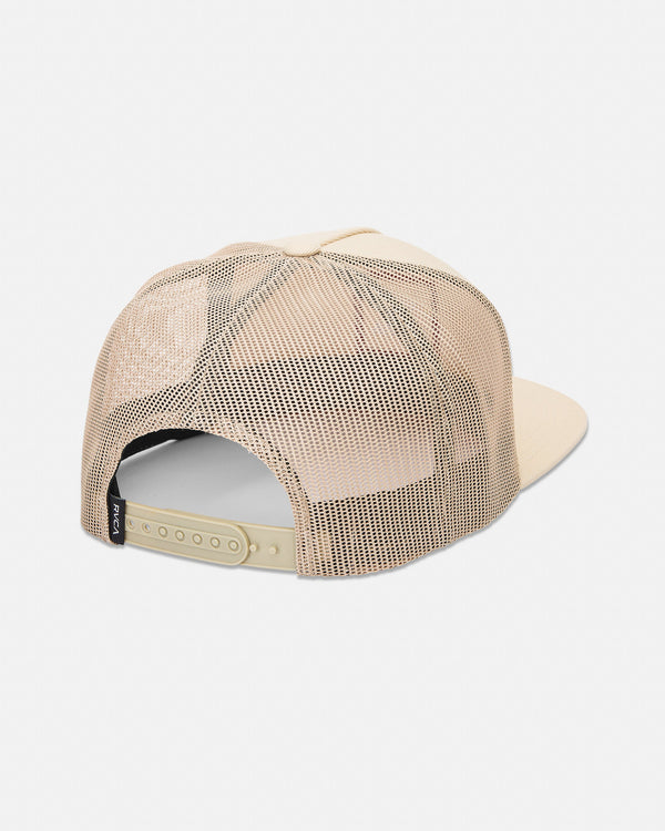 RVCA ALL THE WAY TRUCKER HAT - KHK