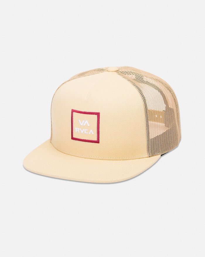 RVCA ALL THE WAY TRUCKER HAT - KHK