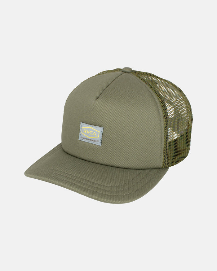 RVCA DAYSHIFT FOAMY TRUCKER HAT - OLV