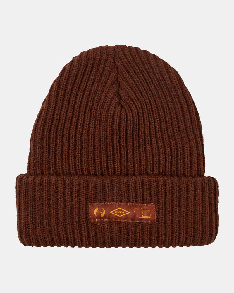 RVCA STACKED CUFF BEANIE - RDE