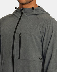 RVCA YOGGER ZIP-UP HOODED JACKET II - CCH