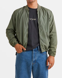 RVCA VACANCY BOMBER JACKET - SLE