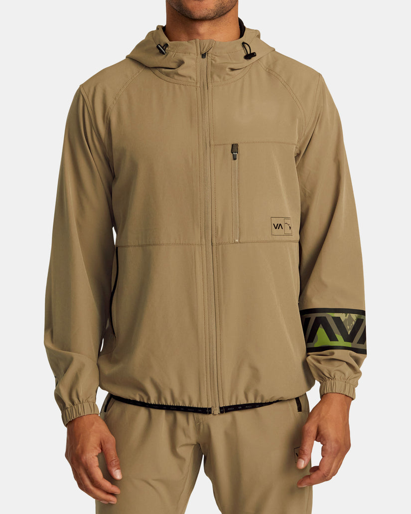 RVCA HAWAII YOGGER JACKET - DKH