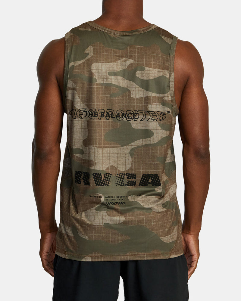 RVCA RADIATE SPORT VENT TANK TOP - TMB7