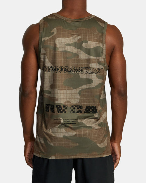 RVCA RADIATE SPORT VENT TANK TOP - TMB7