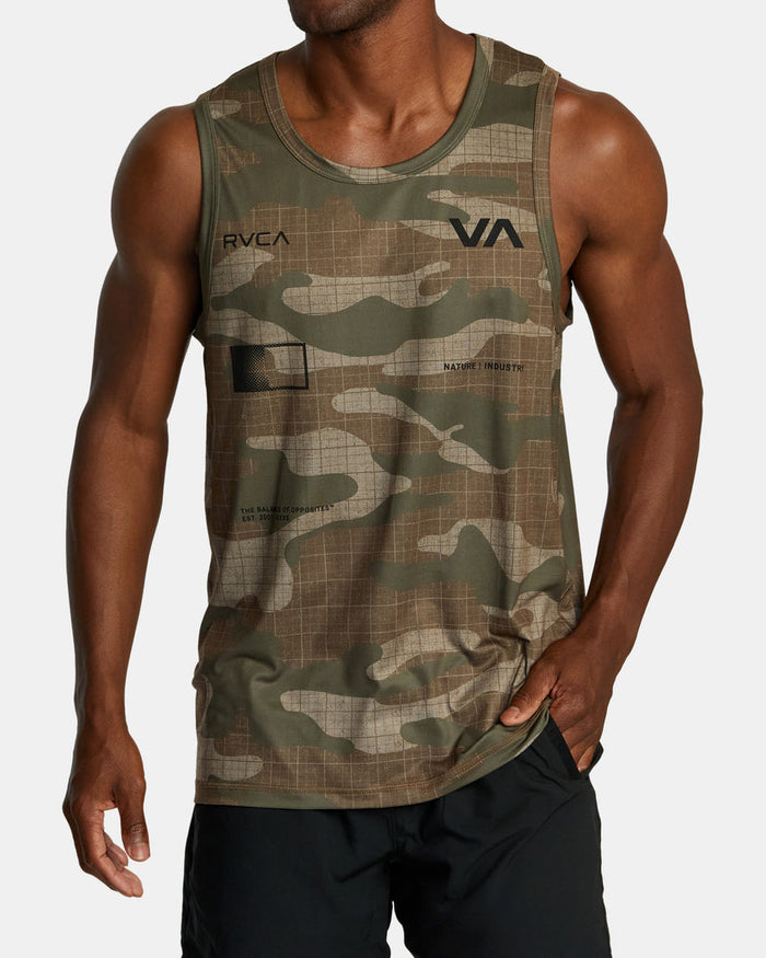 RVCA RADIATE SPORT VENT TANK TOP - TMB7