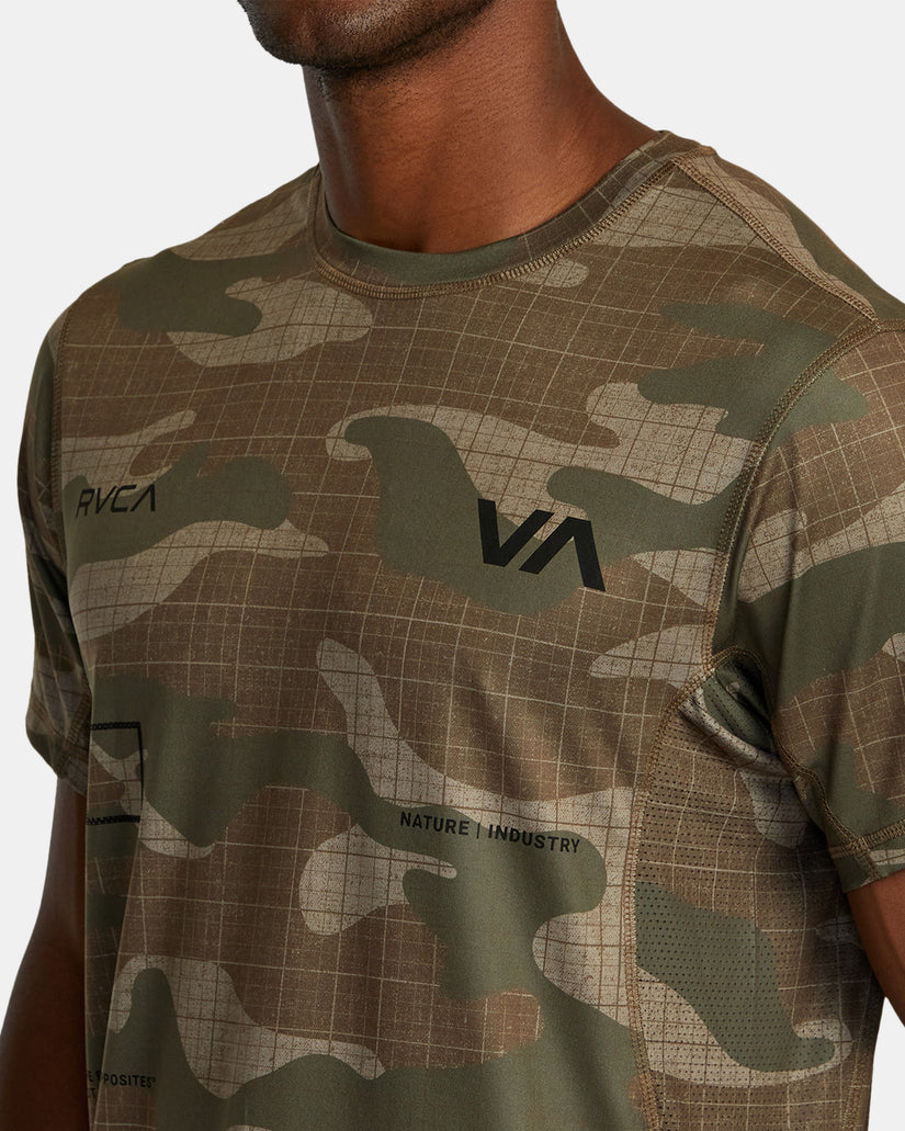 RVCA RADIATE SPORT VENT T SHIRT - TMB7