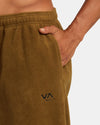 RVCA VA ESSENTIAL MICRO FLEECE PANT - CAM