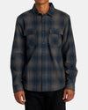 RVCA DAYSHIFT FLANNEL LONG SLEEVE TOP - SMK