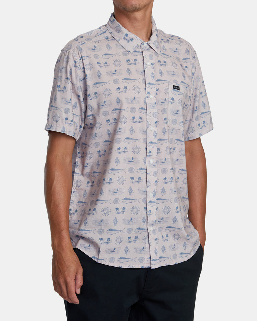 RVCA DORADO SHORT SLEEVE WOVEN SHIRT - PAL